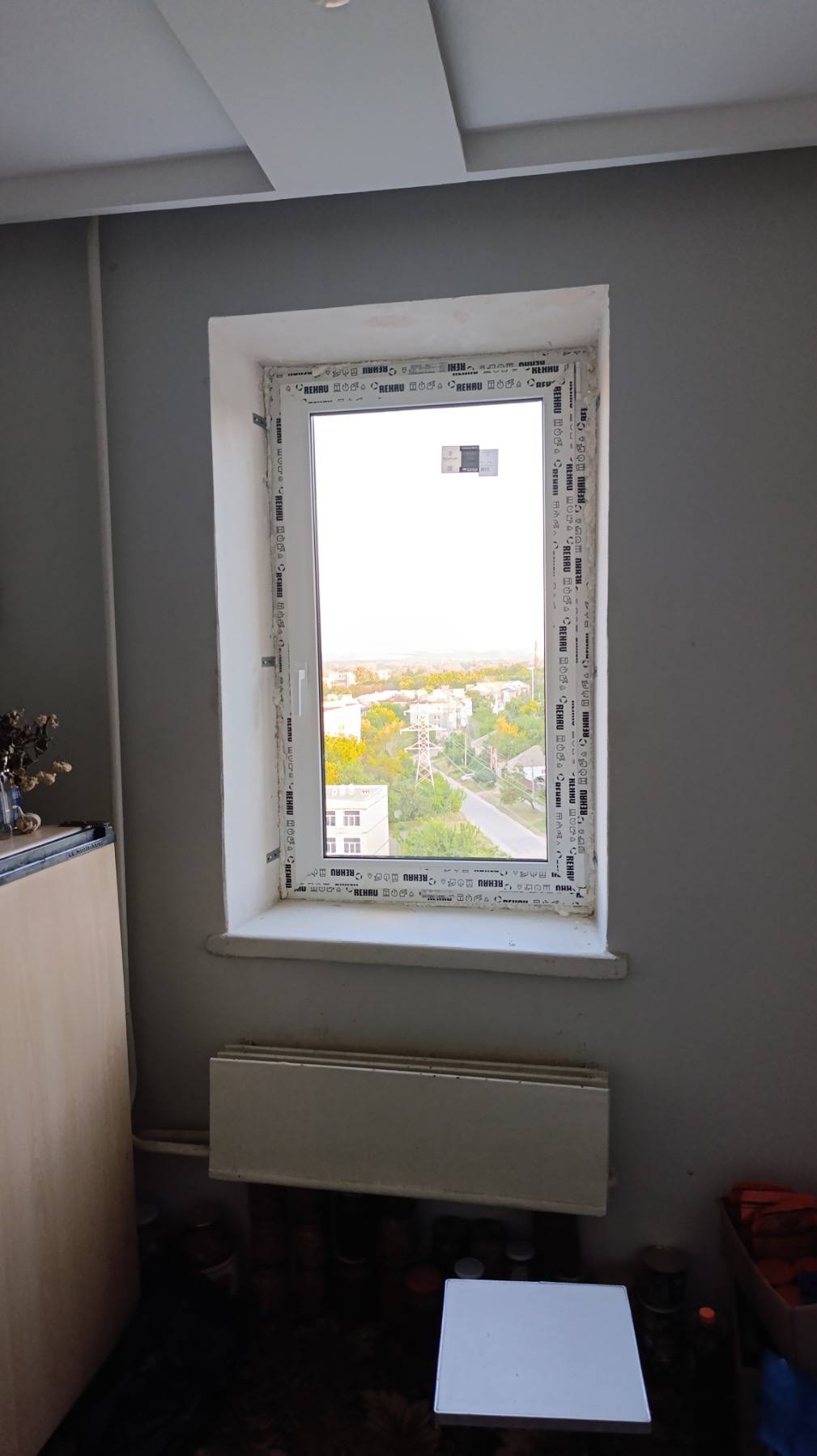 Одинарне вікно у квартирі